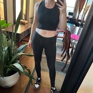 Ribbed crop top tank top